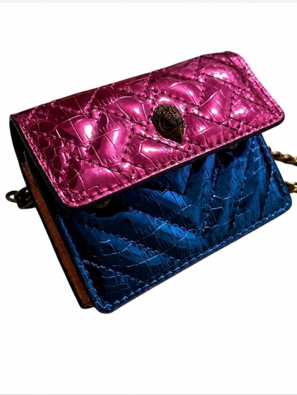 Kurt Geiger London Micro Kensington Quilted Crossbody In Box - Picture 2 of 11